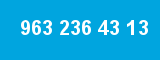 963 236 43 13 963 236 43 13